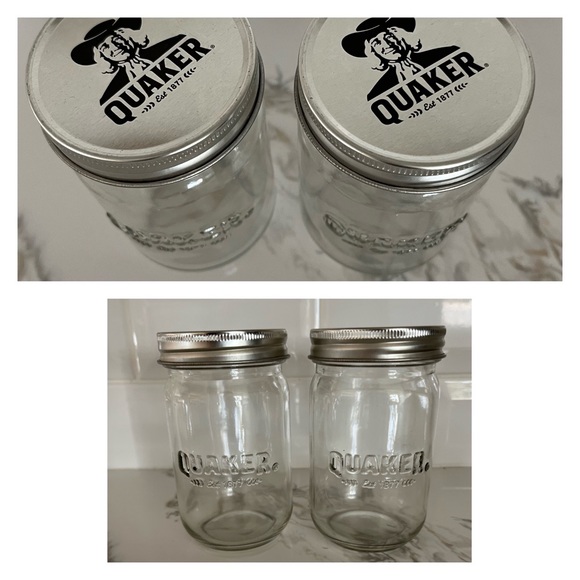 Quaker Oats Glass Jars Excellent Like rare! - Picture 6 of 7